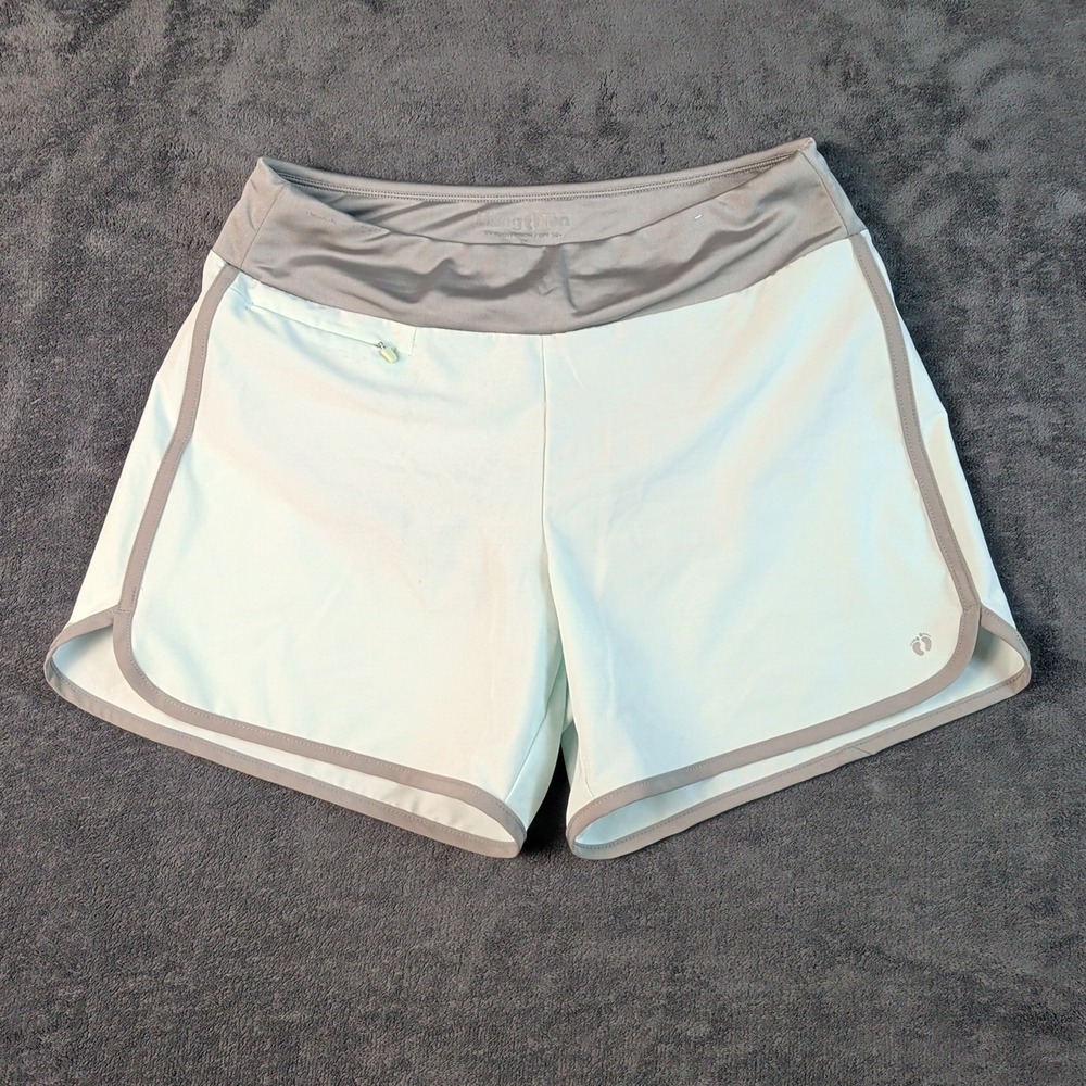 Hang Ten size S mint & grey quick dry UPF 50+ pull on Athletic shorts women's